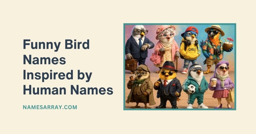 Funny Bird Names Inspired by Human Names