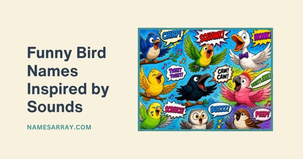 Funny Bird Names Inspired by Looks