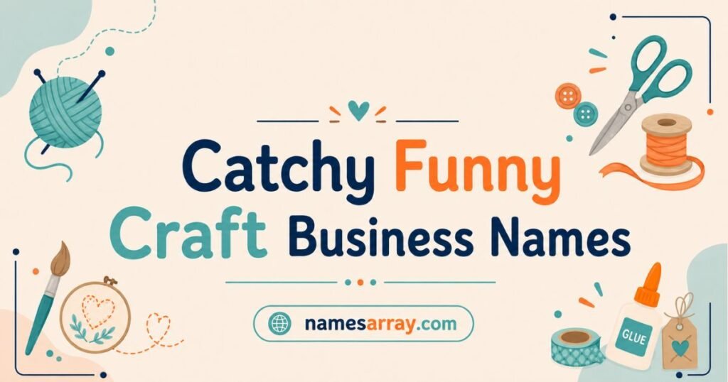 Catchy Funny Craft Business Names