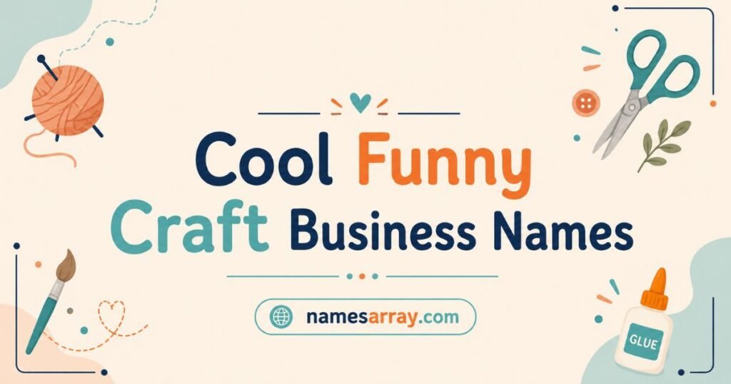 Cool Funny Craft Business Names