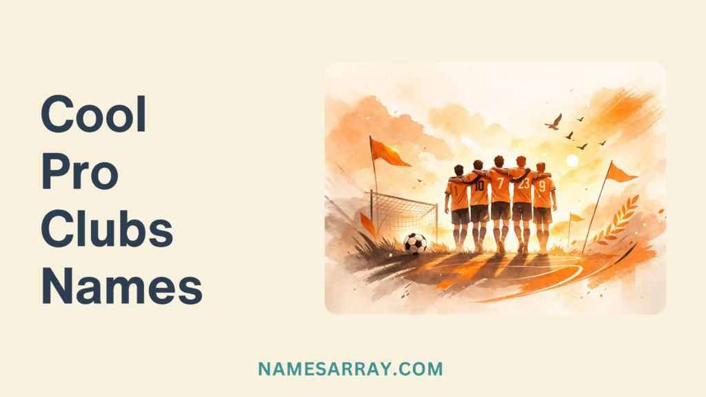 Cool Pro Clubs Names
