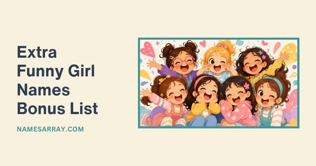 Extra Funny Girl Names Bonus List