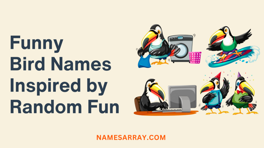 Funny Bird Names Inspired by Random Fun