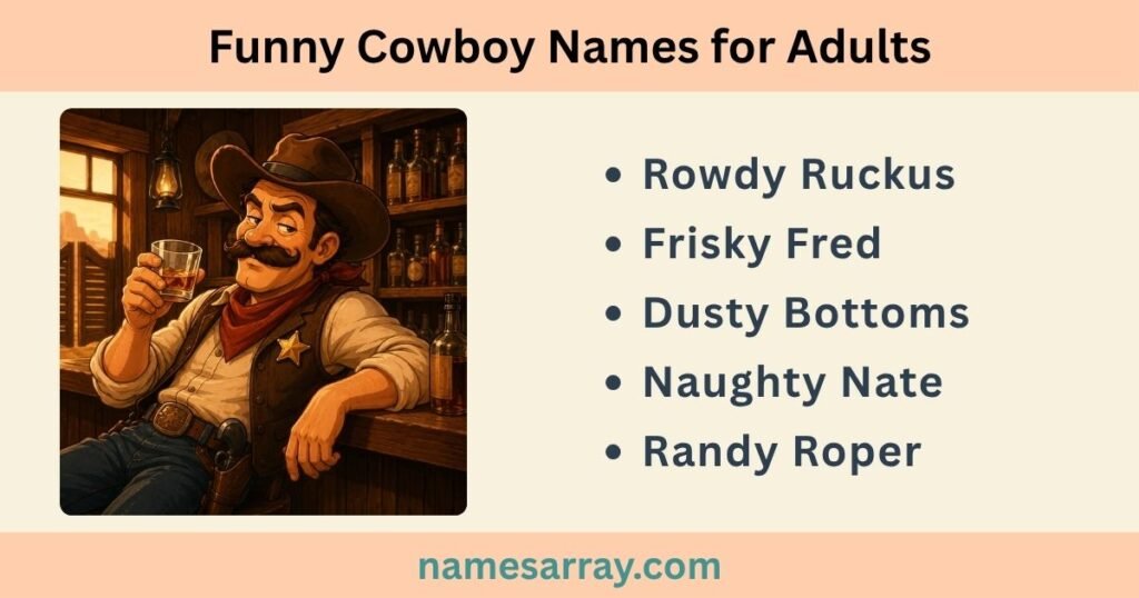Funny Cowboy Names for Adults