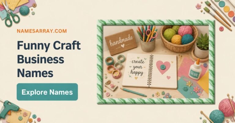 900+ Craft Business Names: Funny, Catchy, Creative & Unique Ideas for Every Handmade Business