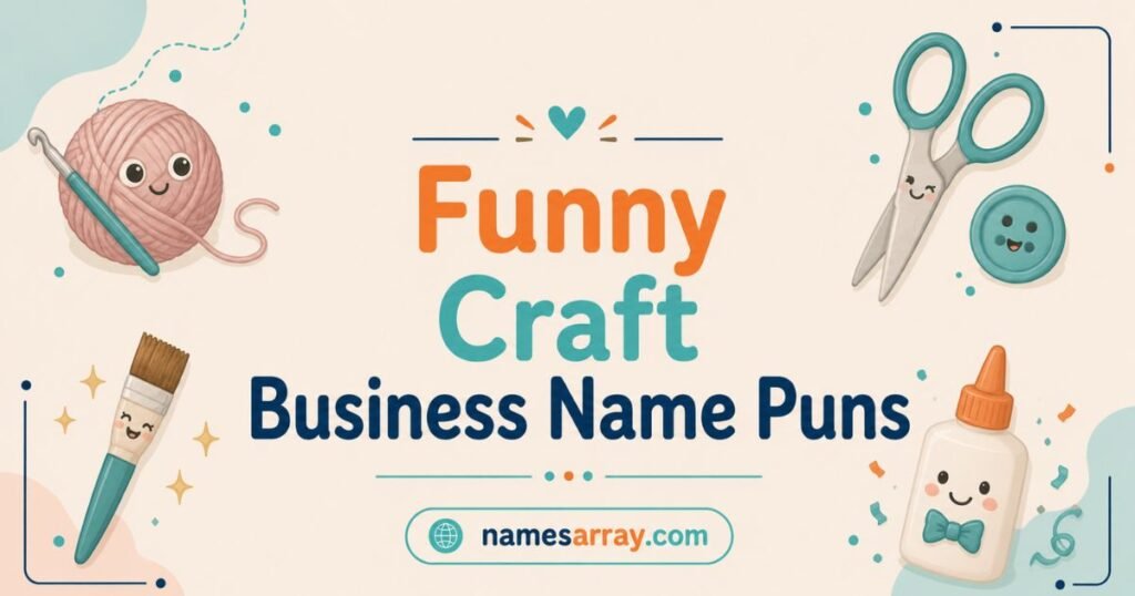 Funny Craft Business Names Puns