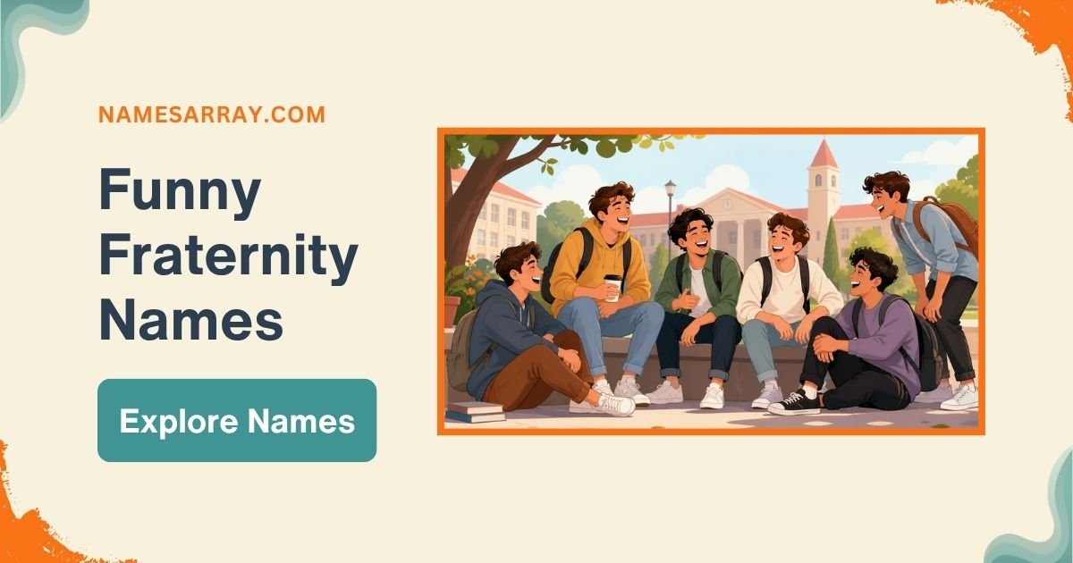 400 Funny Fraternity Names: Creative & Unique Ideas for Brotherhood - 2026