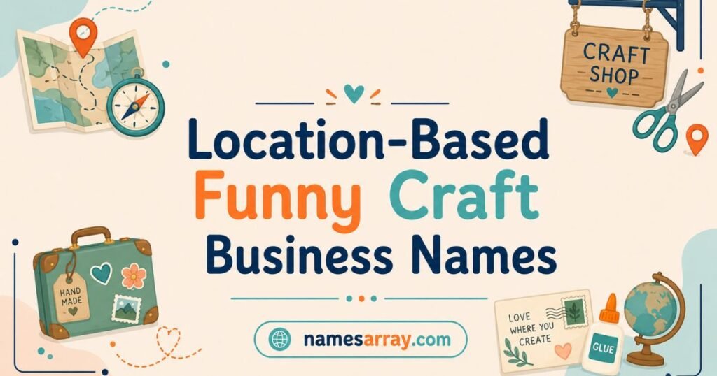 Location-Based Funny Craft Business Names