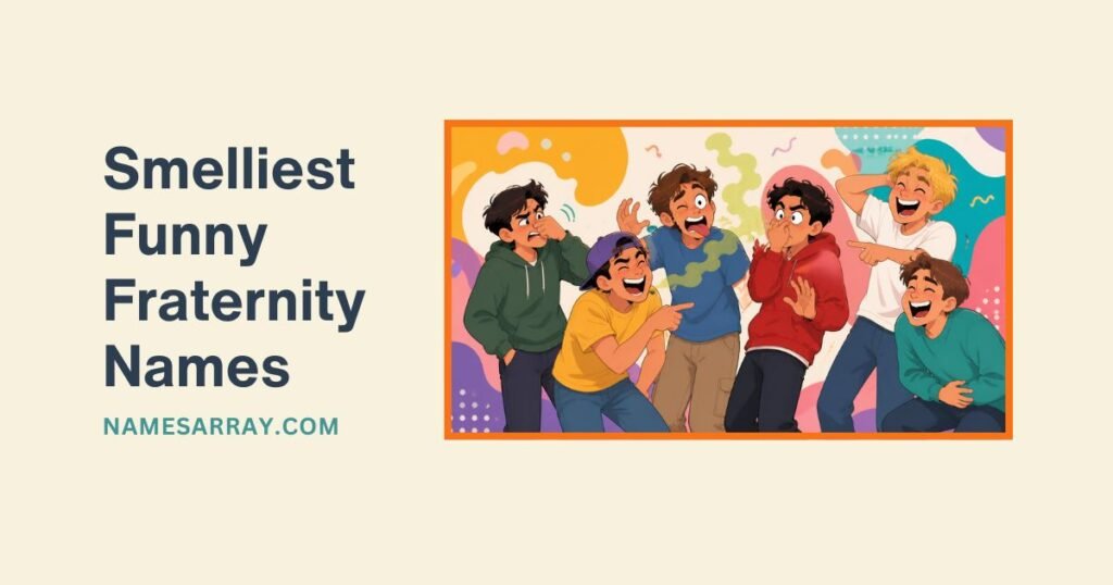 Smelliest Funny Fraternity Names
