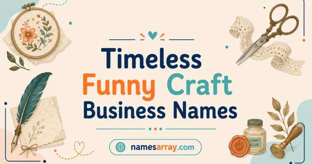 Timeless Funny Craft Business Names