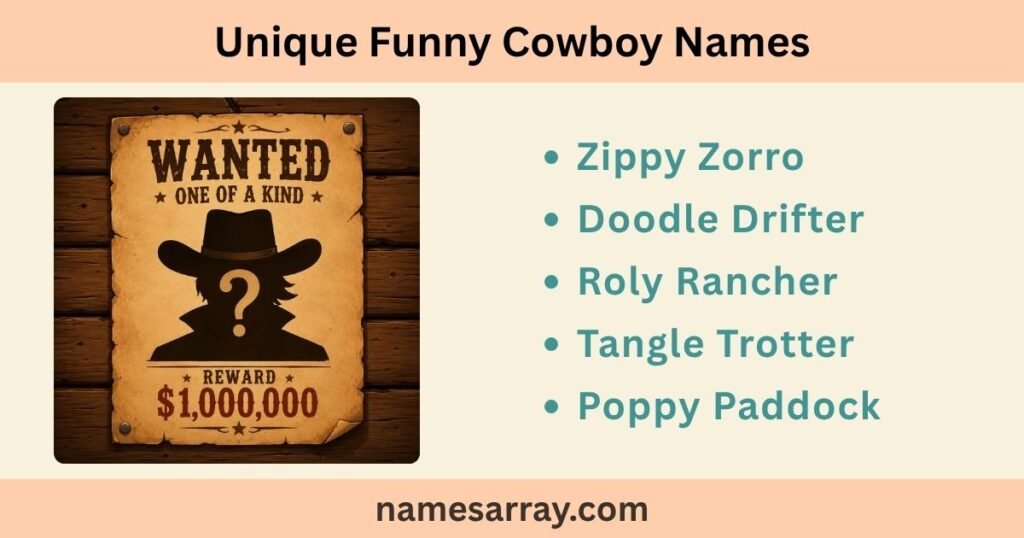 Unique Funny Cowboy Names