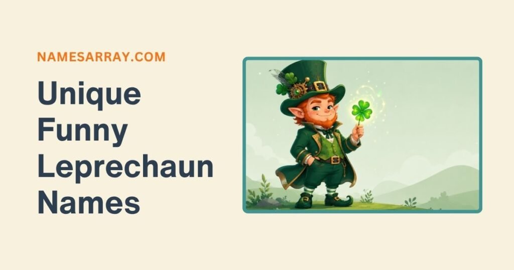 Unique Funny Leprechaun Names