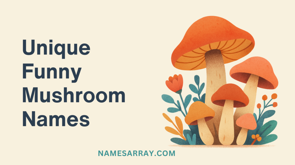 Unique Funny Mushroom Names