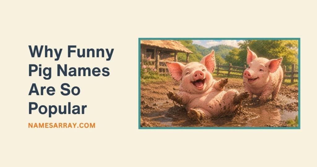 Why Funny Pig Names Are So Popular