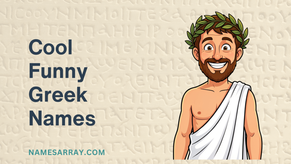 Cool Funny Greek names
