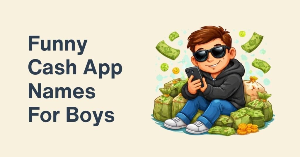 funny cash app names for boys
