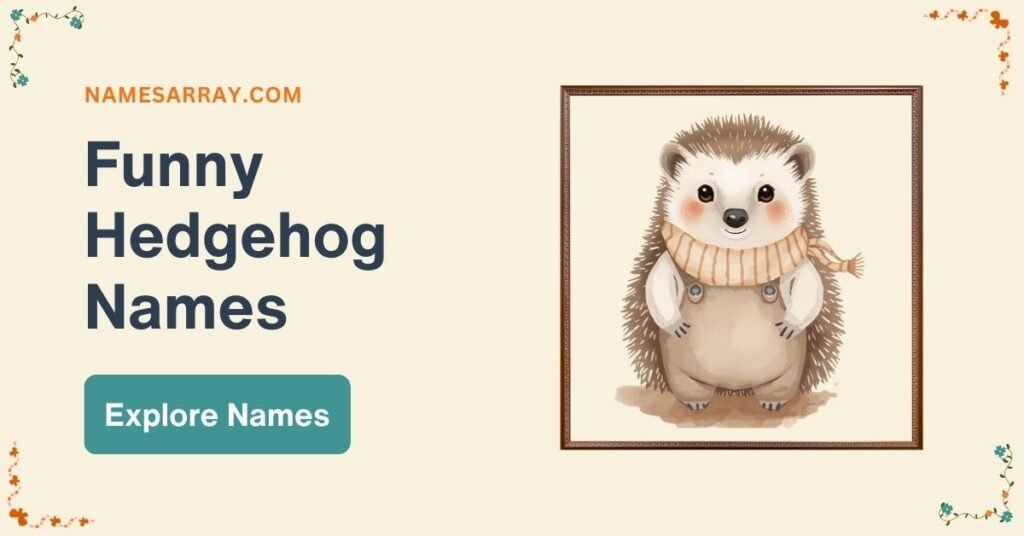 Funny Hedgehog names