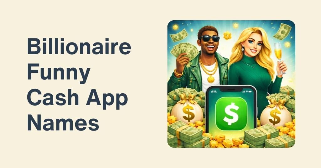 Billionaire Funny Cash App Names