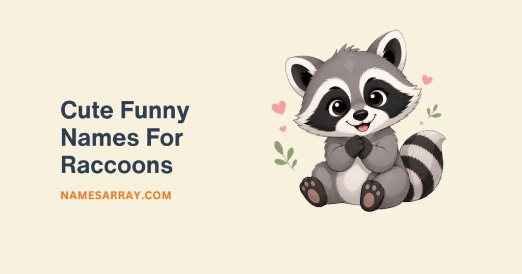 funny raccoon names