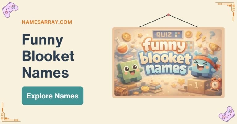 Funny Blooket Names