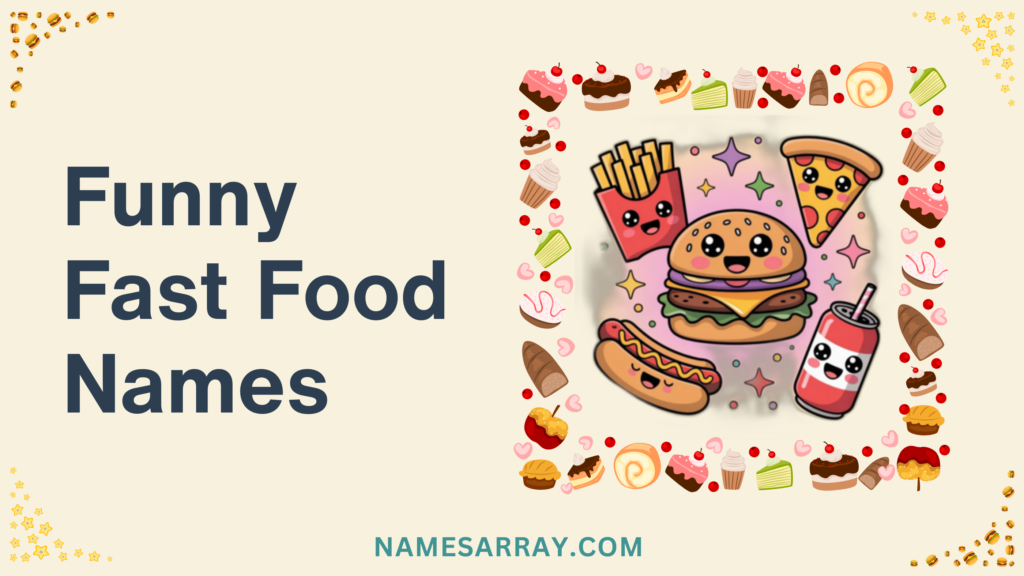 Funny Fast Food Names