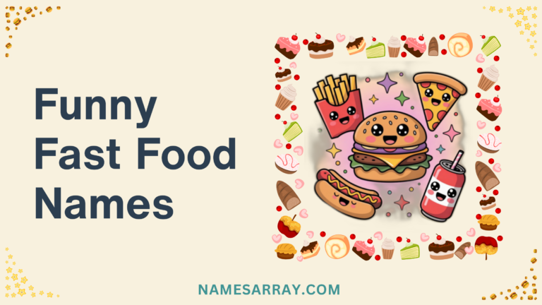 Funny Fast Food Names
