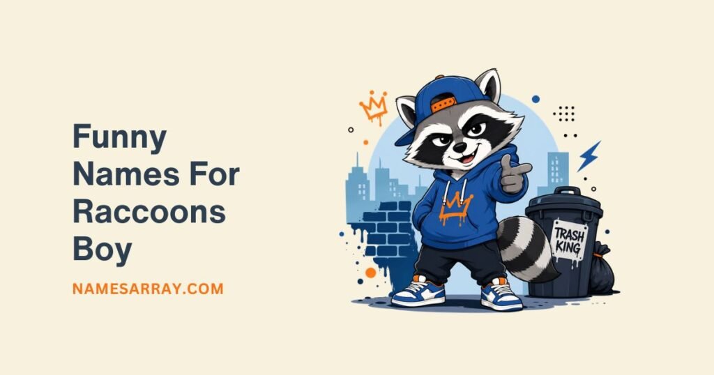 funny raccoon names male