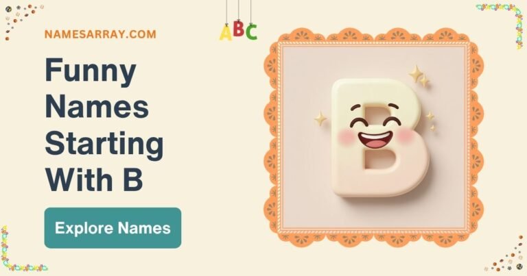 Funny Names Starting With B