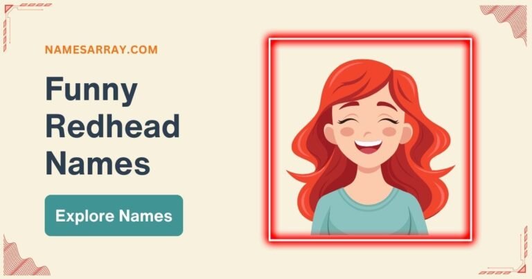 Funny Redhead Names