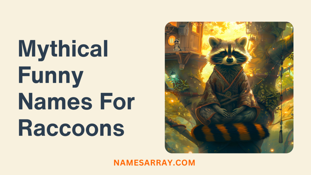 Mythical Funny Names For Raccoons