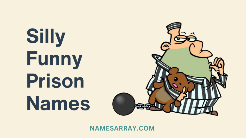 Silly Funny Prison Names