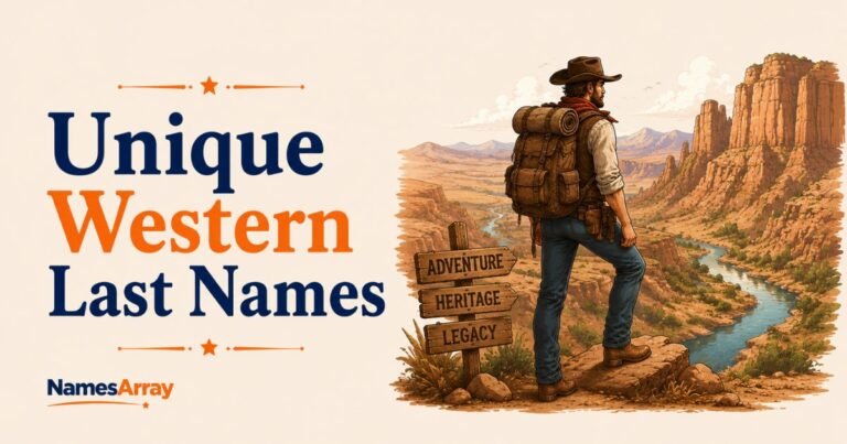 500+ Strong & Classic Western Last Names You’ll Love 2026