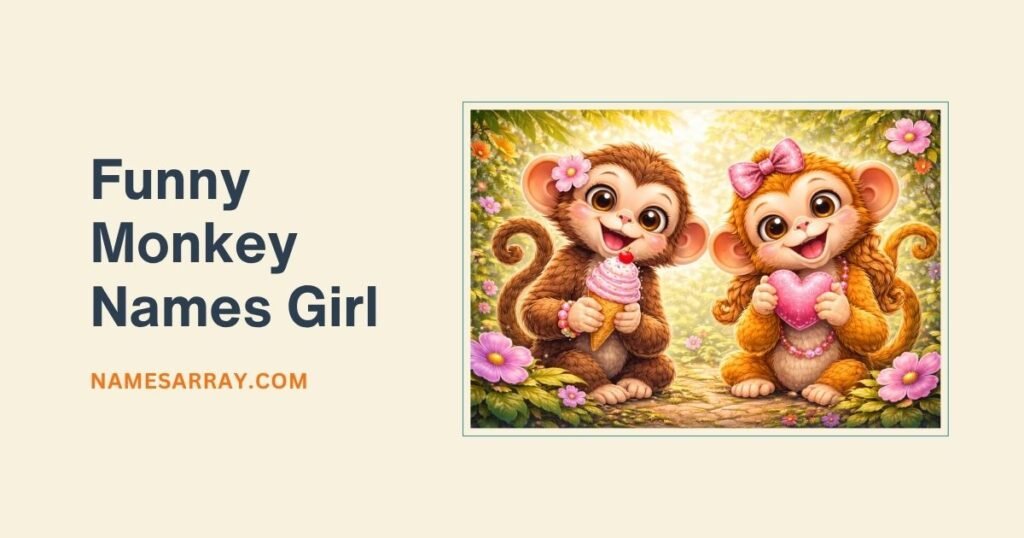 Funny Monkey Names Girl