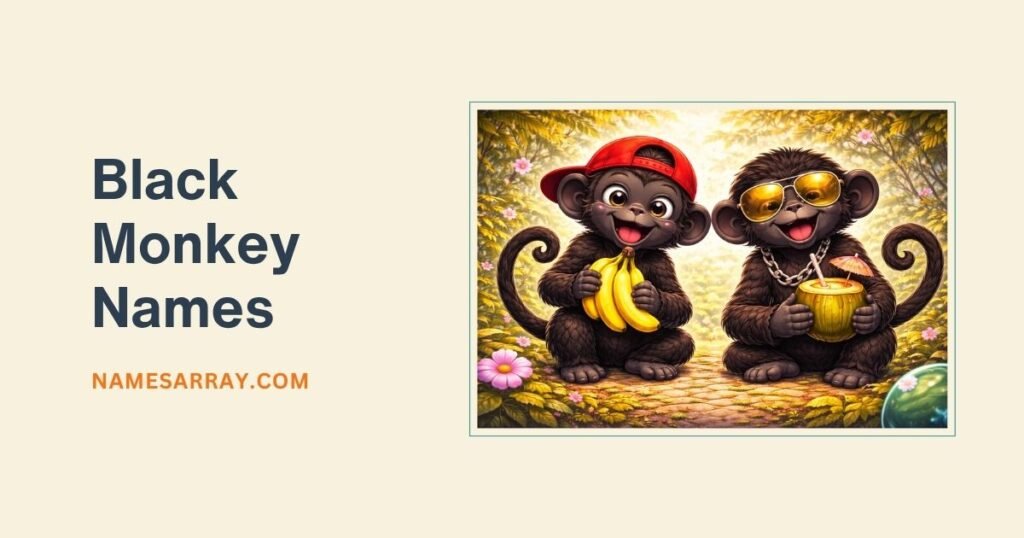 Monkey Names That Suit a Black Monkey