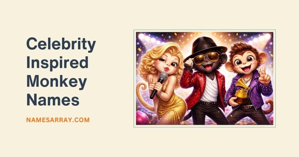Celebrity-Inspired Monkey Names