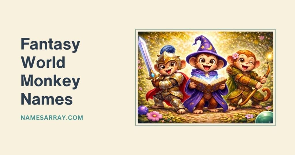 Fantasy World Monkey Names