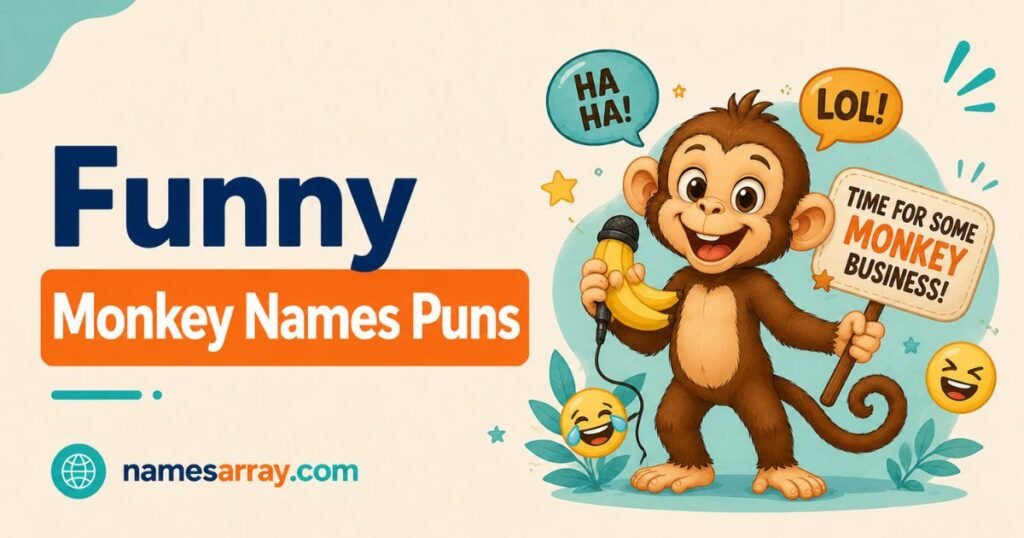 Funny Monkey Names Puns