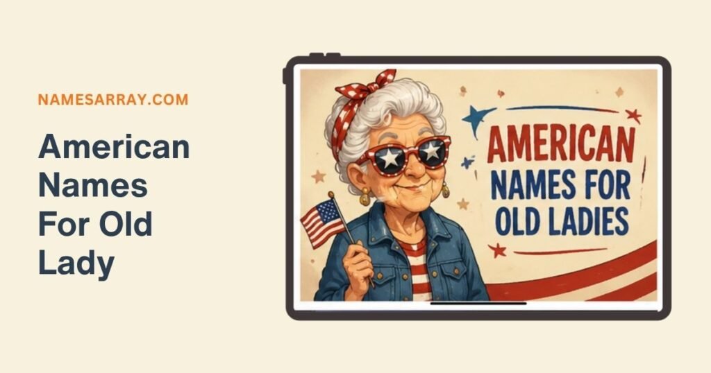 American Names for Old Ladies