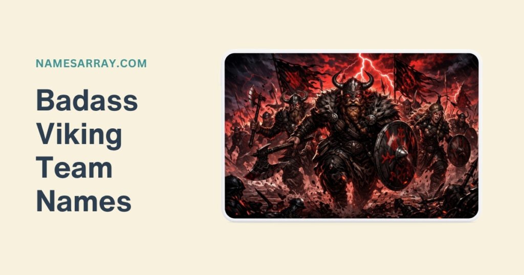 Badass Viking Team Names