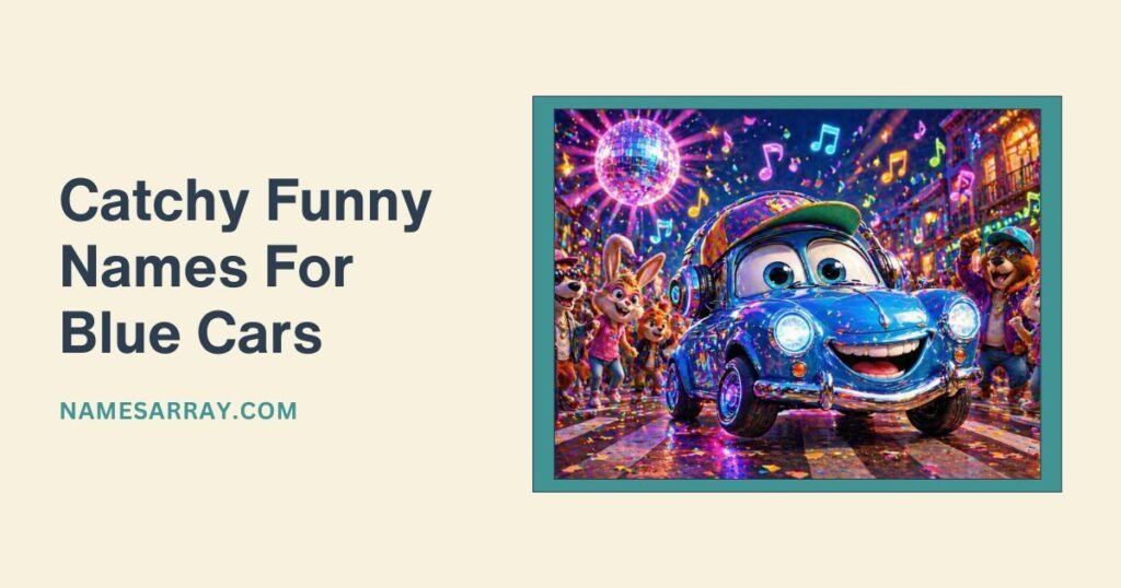 Catchy Funny Names For Blue Cars