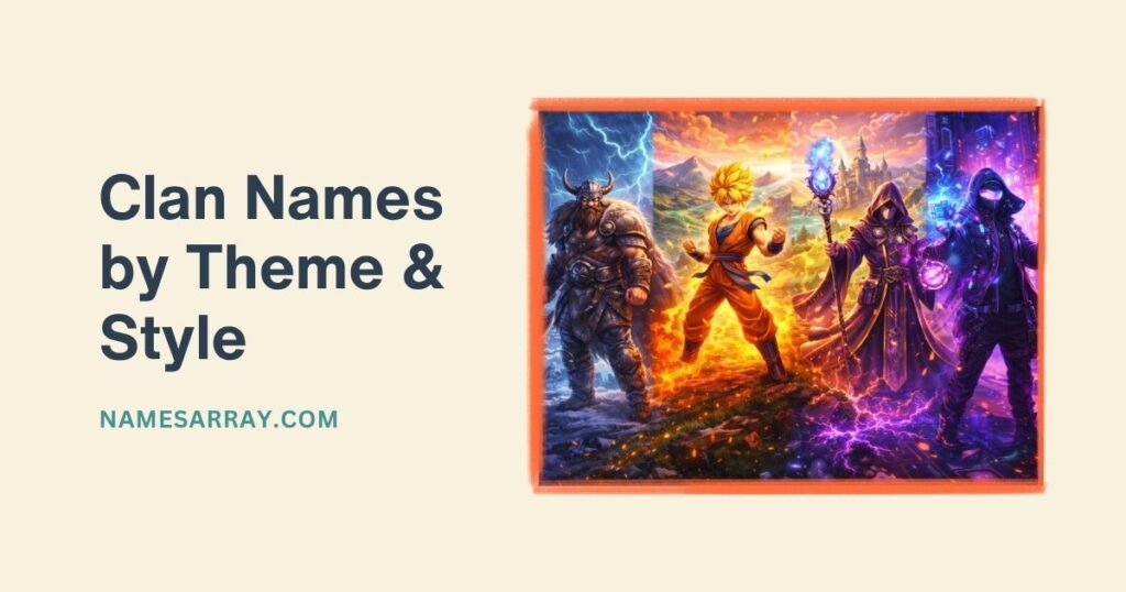 Clan Names by Theme & Style