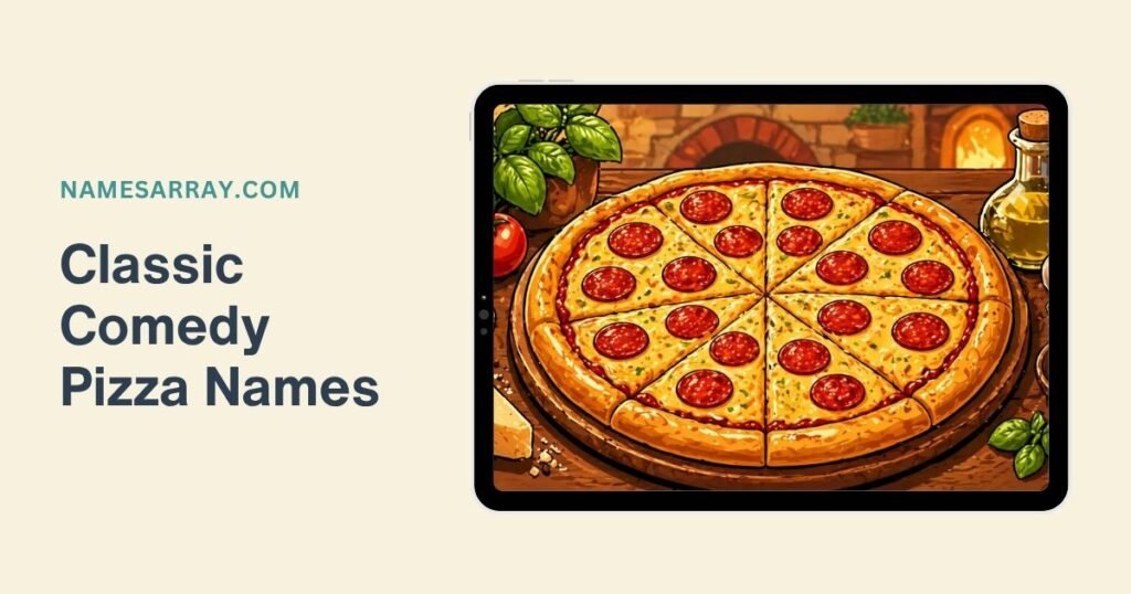 Classic Comedy Pizza Names
