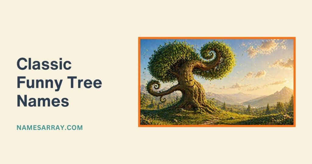 Classic Funny Tree Names
