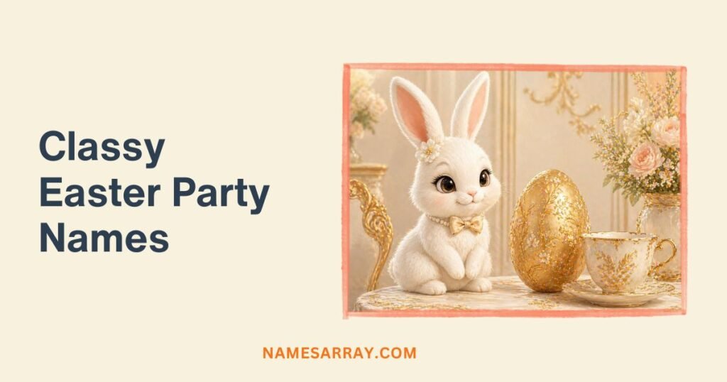 Classy Easter Party Names