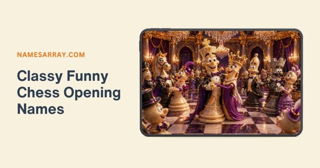 Classy Funny Chess Opening Names