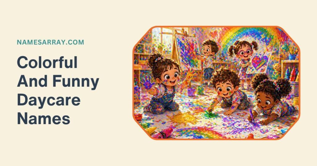 Colorful And Funny Daycare Names
