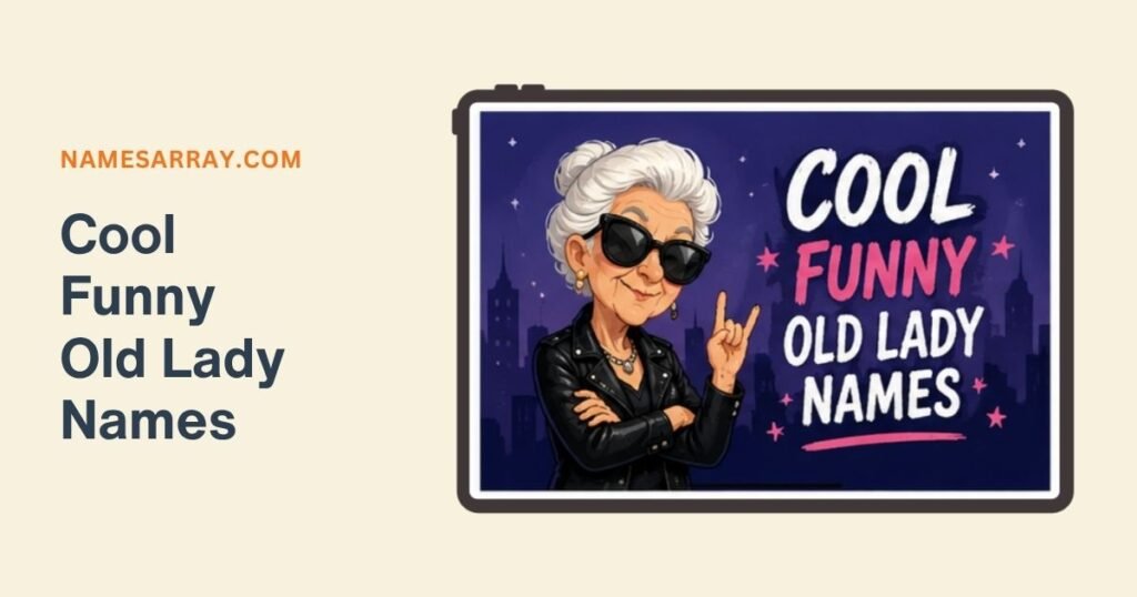 Cool Funny Old Lady Names