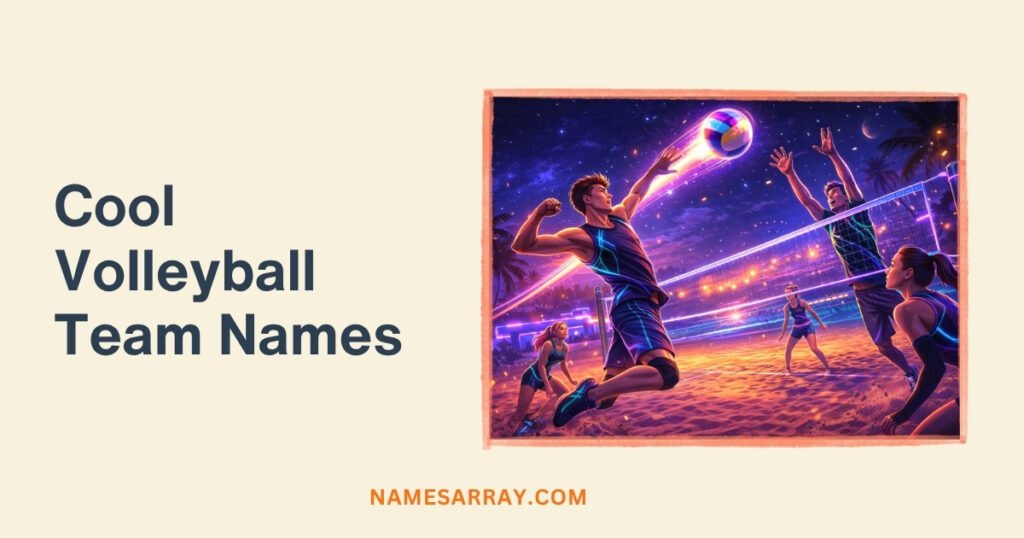 Cool Volleyball Team Names