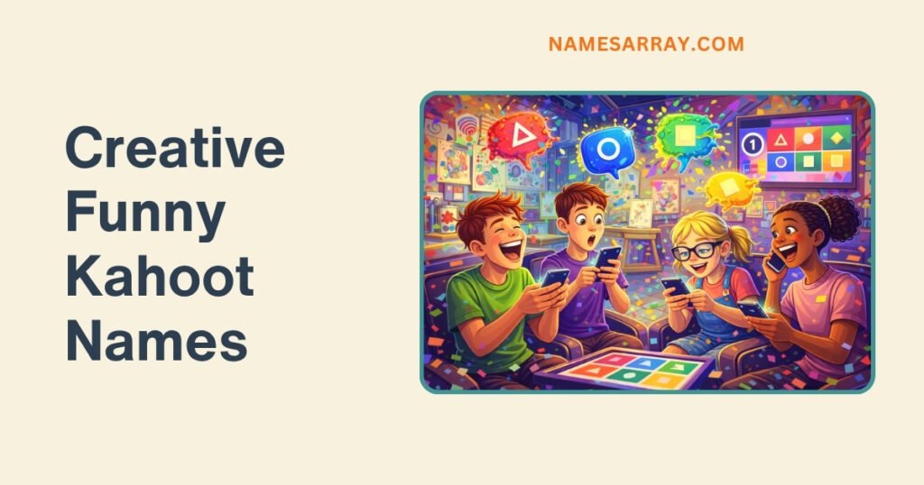 Creative Funny Kahoot Names: