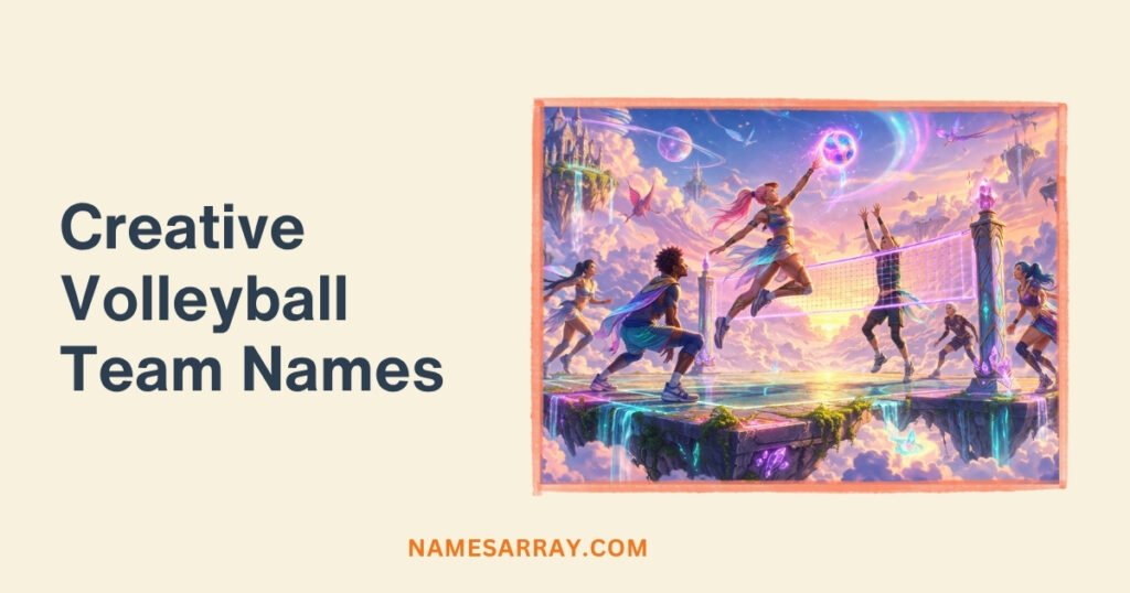 Creative Volleyball Team Names